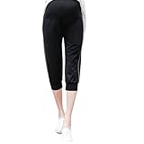 Zhhlinyuan ファッション Women's High Quality マタニティ Capri Pants Maternity Belly Pregnancy Clothes Pants Com