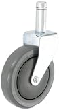 Quantum Storage Systems WR-RG 1-1/4 Diameter Polyurethane Wheel One Rigid Stem Caster, 300 lbs Capac