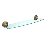 Allied Brass MC-33/24-BBR 24' Beveled Glass Shelf Brushed Bronze [並行輸入品]