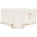 縫い代の表だしのオーガニックコットンキッズヒップハングショーツS(100-110)