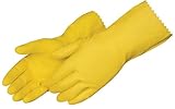 Liberty 2870SL Latex Household Liquid Proof Unsupported Glove with Flock Lined, Chemical Resistant, 
