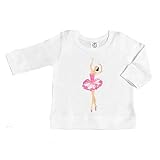 The Spunky Stork SHIRT ベビー・ガールズ カラー: ホワイト