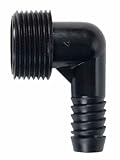 King Brothers Inc. FPE-0750 Flexee Funny Pipe Elbow, Black, 3/4-Inch by King Brothers Inc.