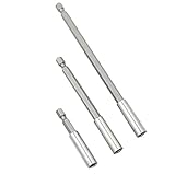 Fenteer 炭素鋼　上質　六角　　ドリルビット用　ソケットラチェット　耐久性　延長バー　3サイズ入り　