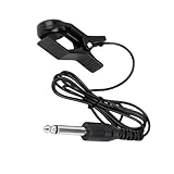 Uitndvyte ユニバーサル ギター アコースティック ピックアップ クリップオン マイク アコースティック ギター バイオリン ウクレレ バンジョー用ピエゾ ピックアップ