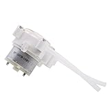 Fenteer 6V DC DIY　投与ポンプ　水槽対応　分析液適用　蠕動ヘッド　ラボ用投薬ポンプ