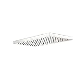 Blu Bathworks TE450 Rain Shower Head, Polished Chrome Finish [並行輸入品]