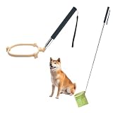 TVETE 犬用 うんちキャッチャー 犬のうんちキャッチャースクーパー フン取り ペットの散歩グッズ 犬用糞取り器 片手操作 ペットの糞取り器 ペットの排泄物を収集する うんち取り クリーンスコップウンチ取り器 トイレスコップ 犬用 猫用 携帯便利