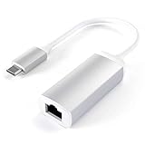 SATECHI USB-C 有線LANアダプター,ギガビットイーサネット、アルミ – 高速データ転送, RJ-45 接続（10/100/1000 Mbps）、プラグ＆プレイ対応 – MacBook Air & Pro、iPad、Chromebook、ThinkPad、Surface、Windows 対応 – スペースグレイ