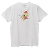 水森亜土 Tシャツ ネコ&ガール ホワイト Mサイズ