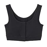 前あきブラジャー ラクブラ ノンワイヤー 挿入パッド付 【着脱しやすい】 術後 入院 乳がん セルフェア CI4055