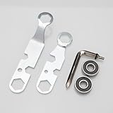 Vanproオルインワンスケートボード用ツール スケボー万能持ち運び便利 多機能スケボーメンテナンス アレンレンチ フィリップスクリュードライバー (アップグレード-赤い色)…