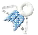 ベビー　頭の保護枕　ヘルメット　セーフティーリュック　転ぶ防止　天使の翼 (ブルー)