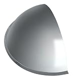 信栄物産 防犯ミラー(室内用) 半球ミラー ハーフ 長さ330X高さ165X100mm 曲面(R)170mm R-30H