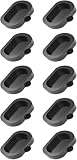 HUIKKJP GARMIN用防塵プラグ ガーミン防塵カバー キャップ(ブラック/ 10個) ForeAthlete 245 935 945 745 fenix 7 7X 7S 5 5S 5X 6 6S 6X vivoactive 3 4 instinctVenu Vivoactive vivomove Instinct 2 2S用