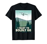 Star Trek Original Series Boldly Go Poster Tシャツ