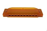 Bilipala Mini Plastic Translucent Harmonica Toy for Kid's Music Education, Orange [並行輸入品]