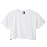 [チャンピオン] Tシャツ キッズ 半袖 丸首 速乾 スクリプトロゴ ショートスリーブTシャツ スクールガールズ CK-ZS323 ホワイト