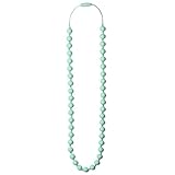 Mama & Little Lexi Silicone Baby Teething Necklace for Moms - Nursing Necklace in Mint - Teething Be