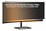 Photodon 2ウェイプライバシーフィルター Dell U4919DW 49インチカーブモニター用 取り付けキット付き