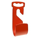 Flameer 高品質　ホースホルダー　パイプ ハンガー　ブラケット　25/50/75/100フィート適用　フレキシブル　ABSプラスチック　ガーデン ホーム　全5色選択　 - オレンジ