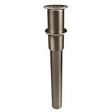 Mountain Plumbing 735BRN Lavatory Grid Drain with Overflow, Brushed Nickel [並行輸入品]