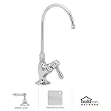 Rohl A1635LMAPC-2 A1635Lm-2 Country Kitchen High Arc Gooseneck Filtering Kitchen Faucet, Polished Ch