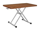 折りたたみデスク パソコンデスク 机 食卓食卓 調整デスク 組立不要 (褐色)