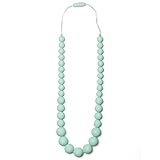 Mama & Little Silicone Teething Nursing Necklace for Mom Anna, Sweet Mint by Mama & Little