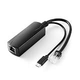 REVODATA 2.5G マイクロ USB PoE スプリッター 5V/3A、PoE からマイクロ USB 5V/3A 15W 出力、2.5Gbps イーサネット IEEE802.3af/at 準拠、スマートホーム用プラグアンドプレイ