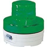 日動工業:日動 電池式LED回転灯 ニコUFO 常時点灯タイプ 緑 NU-AG 型式:NU-AG