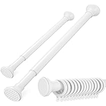 突っ張り棒　3本セット　① 130cm～370cm ②➂ 130cm～320 Amazon｜TongWey 突っ張り棒 取付幅130~320cm 強力 組立簡単