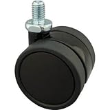 東信製作所:トーシン ねじ込み双輪キャスター 50径 自在ボルト M8x1.25 TU50-BM8XP1.25 型式:TU50-BM8XP1.25