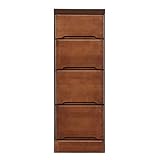 CtoC JAPAN select タンス チェスト ブラウン 4段 幅30cm×奥行40cm×高さ84.5cm 日本製