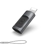 【正規MFi認証品】 CONMDEX ライトニング タイプC 変換 アダプター 36W PD高速充電 lightning usb-c 変換アダプタ USB-C i-Phone 変換コネクタ 同期対応 アイホン14 13 12などに対応 (Gray, 1個)