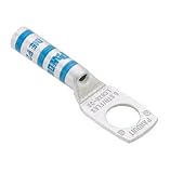 Panduit LCBX8-38-L Flex Conductor Lug, One Hole, Long Barrel With Window, #8 AWG Class G/H/I/K/M Con