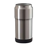 アトラス 保冷缶ホルダー 500ml缶用 キャンプ アウトドア 缶ビール 真空断熱 キャンプ用品 シルバー AWCH-500SV