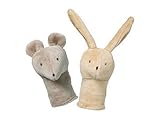 Moulin Roty (ムーランロティ) La Grande Famille フィンガーパペット(ネズミ・ウサギ)【MR632154】