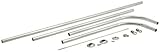 Premier 2091005 D Type Shower Rod with Ceiling Support by Premier