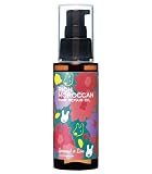 リッチモロッカン ヘアリペアオイル [ 80ml / 約3か月分 ] リサ＆ガスパール デザインボトル アルガンオイル (日本製) アウトバス ヘアオイル (ブルガリアンローズの香り)