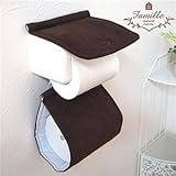 オカトー ファミーユ ペーパーホルダーカバー ブラウン