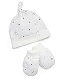 Mamas&Papas(ママス&パパス) 花柄 ハット&ミトン 100% コットン 【正規代理店取扱商品】