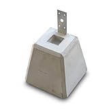 束石 プレート付き 高18cmx2個
