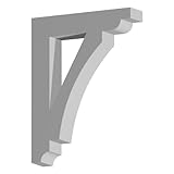 Fypon bkt19 X 24 X 4 3 1 / 2 " W x 18 5 / 8 " D x 24 " H三角形膝ウレタンブラケット