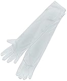 Bristol Novelty Gloves. Opera, White Costume Accessories - Women's - One Size