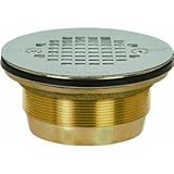 Cast No-Caulk Shower Drain With Stainless Steel Strainer-2" BRASS SHOWER DRAIN (並行輸入品)