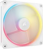 CORSAIR iCUE LINK LX140-R RGB 拡張キット 140mm PWM PCケースファン デュアルライトループ シングルパック ホワイト CO-9051055-WW