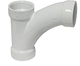 Canplas 194301 PVC DWV Long Turn T-Y, 1-1/2-Inch, White by Canplas