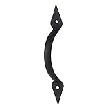 a29 Hand Forged Ironキャビネット引き出し、ブラックパウダーコート仕上げ