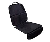 大切な車のシートをキズや汚れから守る チャイルドシート ジュニアシート 取り付け用 保護マット 汚れ防止 ポケット付き シートプロテクター Sサイズ